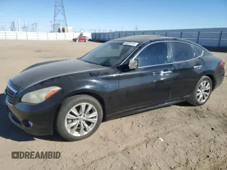 2012 Infiniti M37 with VIN JN1BY1AP4CM331988, listed as a Copart auction lot 80298104 with 165,704 mi miles and Salvage Title. Bid and sale history available at carsss.com. Image 1.