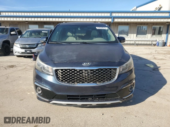 2015 Kia Sedona SX-L with VIN KNDME5C19F6026705, listed as a Copart auction lot 43650015 with 110,954 mi miles and Clean Title. Bid and sale history available at DreamBid. Image 5.