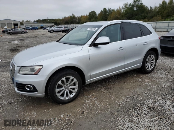 2013 Audi Q5 Premium with VIN WA1CFAFP3DA011025, listed as a Copart auction lot 79880034 with 158,886 mi miles and Salvage Title. Bid and sale history available at carsss.com. Image 1.