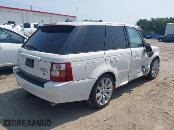 2008 Land Rover Range Rover Sport SC with VIN SALSH23478A162282, listed as a IAAI auction lot 42397144 with 139,276 mi miles and . Bid and sale history available at DreamBid. Image 4.