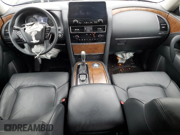 2023 Nissan Armada SL with VIN JN8AY2BC4P9184224, listed as a Copart auction lot 45684455 with 26,073 mi miles and Salvage Title. Bid and sale history available at carsss.com. Image 8.