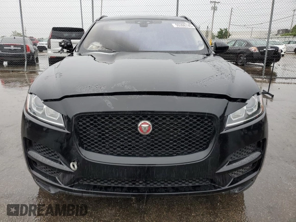 2018 Jaguar F-Pace 25t Premium with VIN SADCJ2FXXJA252400, listed as a Copart auction lot 55306745 with Not provided miles and Salvage title. Bid and sale history available at DreamBid. Image 5.
