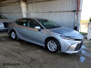 2025 Toyota Camry LE with VIN 4T1DAACK1SU098254, listed as a Copart auction lot 50407385 with 4,074 mi miles and Clean Title. Bid and sale history available at carsss.com. Image 4.