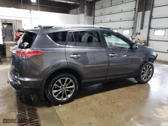 2018 Toyota RAV4 Limited with VIN JTMDFREV2JJ207798, listed as a Copart auction lot 53520235 with 76,657 mi miles and Salvage Title. Bid and sale history available at carsss.com. Image 3.