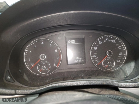 2012 Volkswagen Passat S w/Appearance with VIN 1VWAH7A38CC048859, listed as a Copart auction lot 44483485 with 182,959 mi miles and Salvage Title. Bid and sale history available at carsss.com. Image 9.