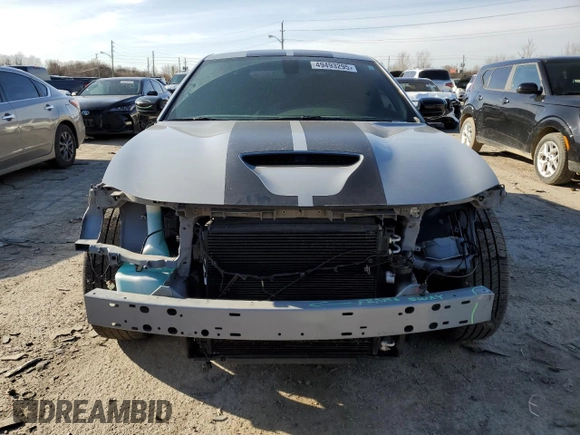 2021 Dodge Charger R/T with VIN 2C3CDXCT4MH588636, listed as a Copart auction lot 49493295 with 48,909 mi miles and Salvage Title. Bid and sale history available at DreamBid. Image 5.