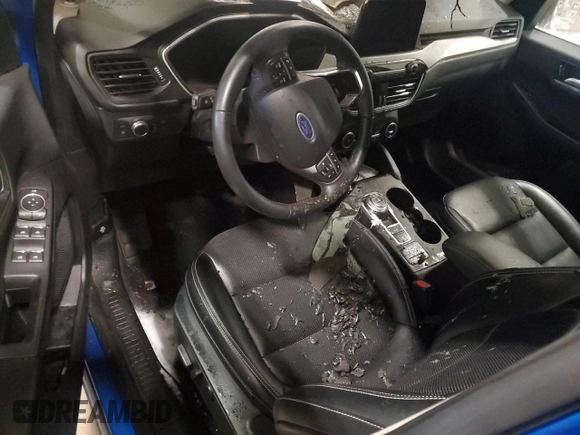 2020 Ford Escape SE Sport Hybrid with VIN 1FMCU9BZ3LUC25359, listed as a Copart auction lot 47281765 with Not Provided miles and Salvage Title. Bid and sale history available at DreamBid. Image 8.