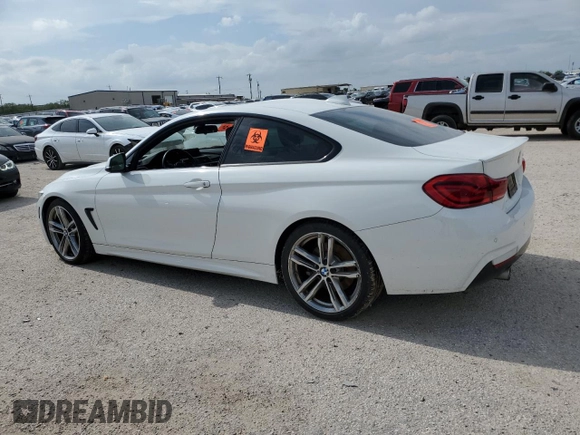 2019 BMW 4 Series 440i z VIN WBA4W7C54KAG52763, wystawiony jako Copart lot #64873514 z przebiegiem 36 735 mil mil oraz Szkoda całkowita • Salvage title. Historia ofert i sprzedaży dostępna na DreamBid. Obrazek 2.