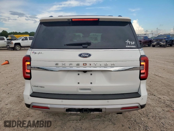 2023 Ford Expedition Limited with VIN 1FMJU1K87PEA18019, listed as a Copart auction lot 62093945 with 20,017 mi miles and Salvage title. Bid and sale history available at DreamBid. Image 6.