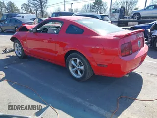 2007 Ford Mustang GT Deluxe with VIN 1ZVFT82H075202723, listed as a IAAI auction lot 41654473 with 148,362 mi miles. Bid and sale history available at carsss.com. Image 3.