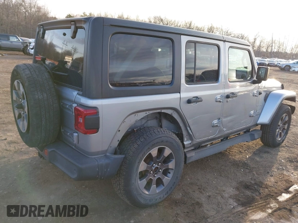 2018 Jeep Wrangler Unlimited Sahara z VIN 1C4HJXEN4JW173435, wystawiony jako IAAI lot #41453040 z przebiegiem 51 530 mil mil oraz . Historia ofert i sprzedaży dostępna na DreamBid. Obrazek 18.