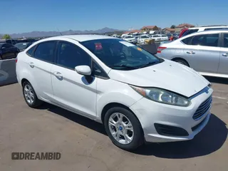 2014 Ford Fiesta SE with VIN 3FADP4BJ0EM172033, listed as a IAAI auction lot 42153874 with 155,640 mi miles. Bid and sale history available at carsss.com. Image 1.