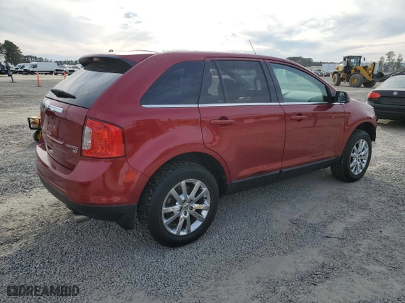 2014 Ford Edge Limited with VIN 2FMDK4KCXEBB74024, listed as a Copart auction lot 44620515 with 205,128 mi miles and Salvage Title. Bid and sale history available at carsss.com. Image 3.