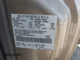 2003 Ford F-250 XL с VIN 1FTNX20F63EA68716, выставлен на аукционе IAAI как лот 42263651 с пробегом 181 913 миль миль и . История ставок и продаж доступна на DreamBid. Изображение 9.