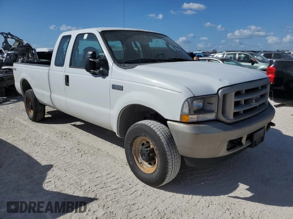 2004 Ford F-250 XL with VIN 1FTNX21L74ED07583, listed as a Copart auction lot 74755474 with 227,029 mi miles and Salvage Title. Bid and sale history available at DreamBid. Image 4.