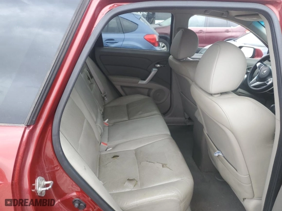 2008 Acura RDX with VIN 5J8TB18288A012231, listed as a Copart auction lot 51341745 with 0 mi miles and Clean Title. Bid and sale history available at carsss.com. Image 10.