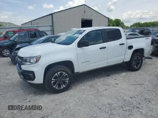 2022 Chevrolet Colorado 2WD Z71 z VIN 1GCGSDEN2N1333502, wystawiony jako Copart lot #61370935 z przebiegiem 59 666 mil mil oraz Szkoda całkowita • Salvage title. Historia ofert i sprzedaży dostępna na DreamBid. Obrazek 1.