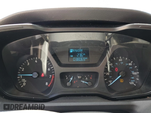 2019 Ford Transit with VIN 1FTYE1YM6KKB46220, listed as a Copart auction lot 56470595 with 38,069 mi miles and Salvage title. Bid and sale history available at DreamBid. Image 9.