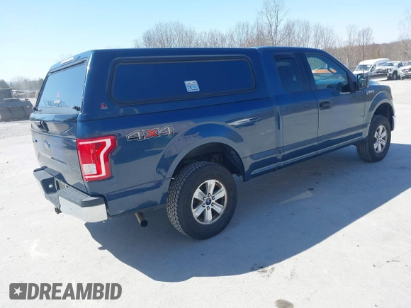 2017 Ford F-150 XL with VIN 1FTEX1E86HFA38914, listed as a IAAI auction lot 42079840 with 72,168 mi miles. Bid and sale history available at carsss.com. Image 4.