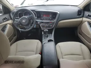2015 Kia Optima LX with VIN 5XXGM4A71FG357958, listed as a Copart auction lot 87884555 with 51,022 mi miles and Salvage Title. Bid and sale history available at carsss.com. Image 8.