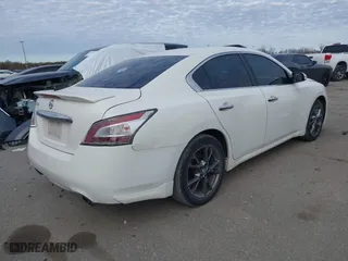 2012 Nissan Maxima 3.5 S with VIN 1N4AA5AP7CC807148, listed as a IAAI auction lot 41359873 with 139,682 mi miles. Bid and sale history available at carsss.com. Image 4.