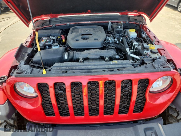 2020 Jeep Wrangler Unlimited Sahara with VIN 1C4HJXEN0LW115812, listed as a Copart auction lot 65534905 with 40,677 mi miles and Clean title. Bid and sale history available at DreamBid. Image 11.