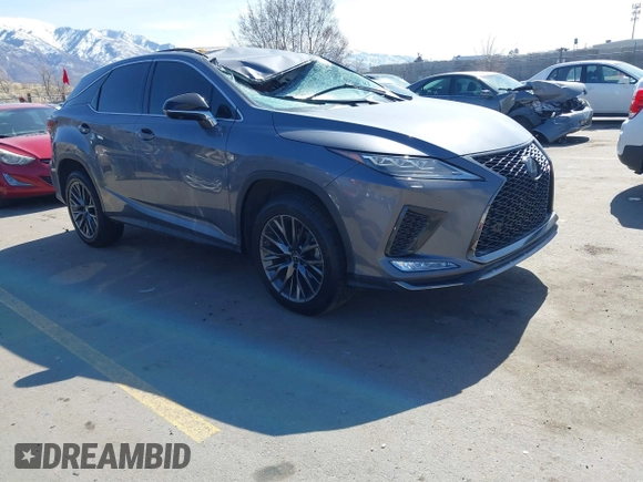 2020 Lexus RX 350 F Sport with VIN 2T2SZMDA7LC224154, listed as a IAAI auction lot 41745850 with 74,140 mi miles and . Bid and sale history available at DreamBid. Image 1.