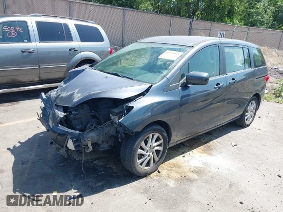 2012 Mazda 5 Sport with VIN JM1CW2BL1C0116150, listed as a IAAI auction lot 42571812 with 124,236 mi miles and . Bid and sale history available at DreamBid. Image 18.