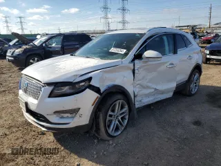 2019 Lincoln MKC Reserve with VIN 5LMTJ3DH7KUL50547, listed as a Copart auction lot 87255264 with 0 mi miles and Salvage Title. Bid and sale history available at carsss.com. Image 1.