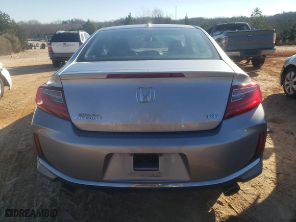 2017 Honda Accord Coupe EX-L V6 with VIN 1HGCT2B87HA004184, listed as a Copart auction lot 87576815 with 95,808 mi miles and Salvage Title. Bid and sale history available at carsss.com. Image 6.