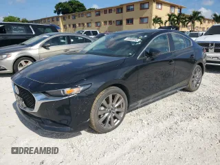 2024 Mazda 3 S Preferred with VIN 3MZBPACM2RM404675, listed as a Copart auction lot 63808045 with 2,145 mi miles and Salvage title. Bid and sale history available at DreamBid. Image 1.