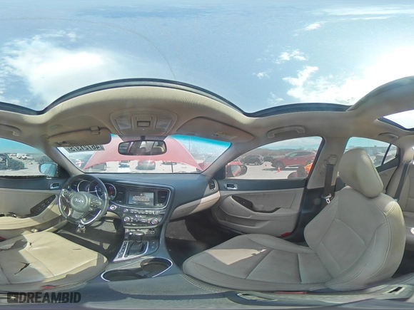 2014 Kia Optima EX with VIN 5XXGN4A76EG268432, listed as a Copart auction lot 46721375 with 116,857 mi miles and Salvage Title. Bid and sale history available at carsss.com. Image 12.