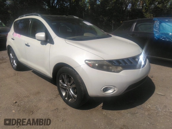 2009 Nissan Murano S with VIN JN8AZ18W09W111946, listed as a IAAI auction lot 42228504 with 237,028 mi miles and . Bid and sale history available at DreamBid. Image 1.