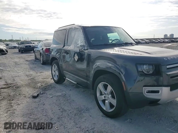 2024 Land Rover Defender S with VIN SALEJ6EX0R2253776, listed as a Copart auction lot 58965225 with 6,926 mi miles and Salvage title. Bid and sale history available at DreamBid. Image 14.