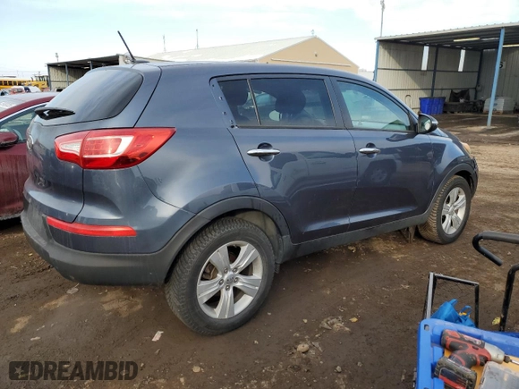 2012 Kia Sportage LX with VIN KNDPB3A23C7285234, listed as a Copart auction lot 46027815 with 155,620 mi miles and Salvage Title. Bid and sale history available at carsss.com. Image 3.