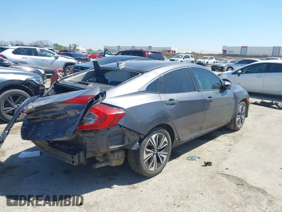 2016 Honda Civic EX-L with VIN 2HGFC1F77GH640323, listed as a IAAI auction lot 41969858 with Not provided miles and . Bid and sale history available at DreamBid. Image 4.