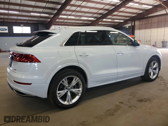 2019 Audi Q8 Premium z VIN WA1AVAF19KD010981, wystawiony jako Copart lot #48662215 z przebiegiem 84 783 mil mil oraz Czysty tytuł • Clean title. Historia ofert i sprzedaży dostępna na DreamBid. Obrazek 3.