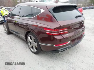 2021 Genesis GV80 with VIN KMUHCESC1MU031056, listed as a IAAI auction lot 41178354 with 95,749 mi miles and . Bid and sale history available at DreamBid. Image 3.