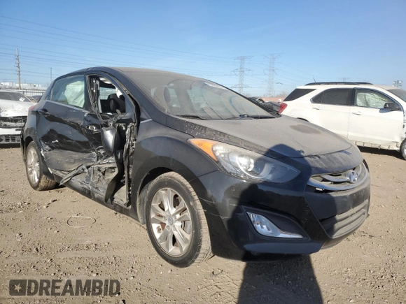 2013 Hyundai Elantra GT GLS with VIN KMHD35LE3DU137344, listed as a Copart auction lot 87622635 with 54,320 mi miles and Salvage Title. Bid and sale history available at carsss.com. Image 4.