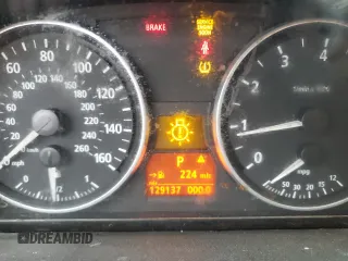 2007 BMW 3 Series 328xi with VIN WBAVC93587KX57667, listed as a Copart auction lot 45929745 with 129,137 mi miles and Salvage title. Bid and sale history available at DreamBid. Image 9.