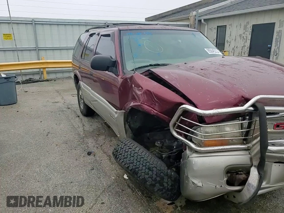 2001 GMC Jimmy SLT with VIN 1GKDT13W512219142, listed as a Copart auction lot 85045234 with 0 mi miles and Salvage Title. Bid and sale history available at carsss.com. Image 11.