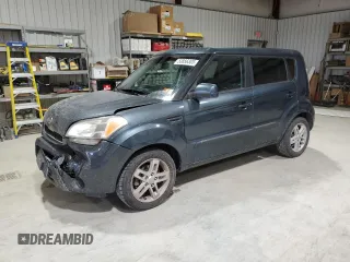 2011 Kia Soul + with VIN KNDJT2A28B7227132, listed as a Copart auction lot 53856305 with 185,608 mi miles and Salvage Title. Bid and sale history available at carsss.com. Image 1.