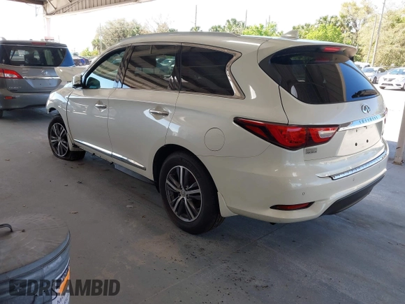 2020 Infiniti QX60 Luxe with VIN 5N1DL0MM9LC503000, listed as a IAAI auction lot 41650483 with 53,327 mi miles and . Bid and sale history available at DreamBid. Image 3.