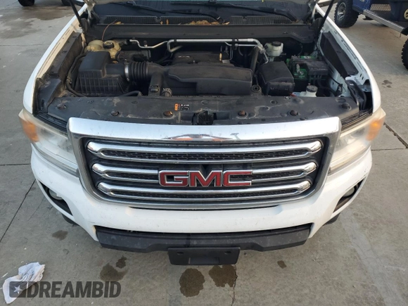 2015 GMC Canyon 2WD SLE with VIN 1GTH5BEA2F1131855, listed as a Copart auction lot 83924504 with 0 mi miles and Salvage Title. Bid and sale history available at carsss.com. Image 11.