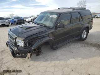 2001 Toyota 4Runner SR5 with VIN JT3HN86R610356161, listed as a Copart auction lot 85801684 with 296,199 mi miles and Salvage Title. Bid and sale history available at carsss.com. Image 1.