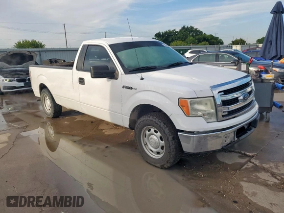 2014 Ford F-150 XL с VIN 1FTNF1CF3EKF28914, выставлен на аукционе Copart как лот 57642395 с пробегом 213 216 миль миль и Списание • Salvage title. История ставок и продаж доступна на DreamBid. Изображение 4.