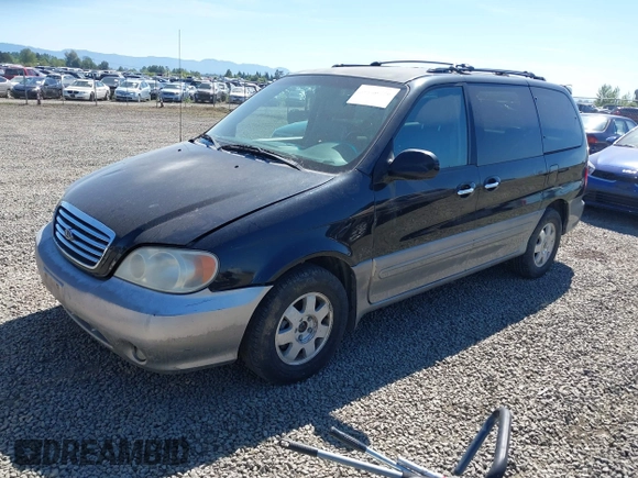 2003 Kia Sedona LX with VIN KNDUP131836369861, listed as a IAAI auction lot 42188770 with 144,280 mi miles and . Bid and sale history available at DreamBid. Image 2.