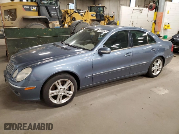2004 Mercedes-Benz E-Class 5.0L with VIN WDBUF70J44A510089, listed as a Copart auction lot 52993345 with 0 mi miles and Clean Title. Bid and sale history available at carsss.com. Image 1.