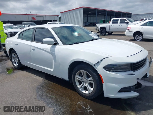 2020 Dodge Charger SXT with VIN 2C3CDXBG7LH100685, listed as a IAAI auction lot 41891270 with 129,277 mi miles. Bid and sale history available at carsss.com. Image 1.