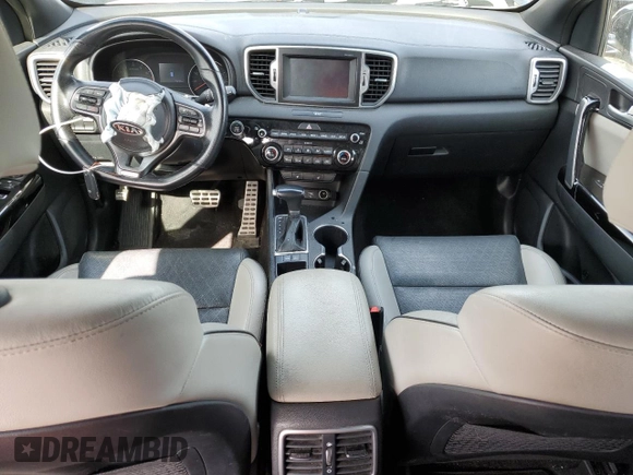 2018 Kia Sportage EX with VIN KNDPN3AC9J7398389, listed as a Copart auction lot 55902125 with 154,786 mi miles and Salvage title. Bid and sale history available at DreamBid. Image 8.